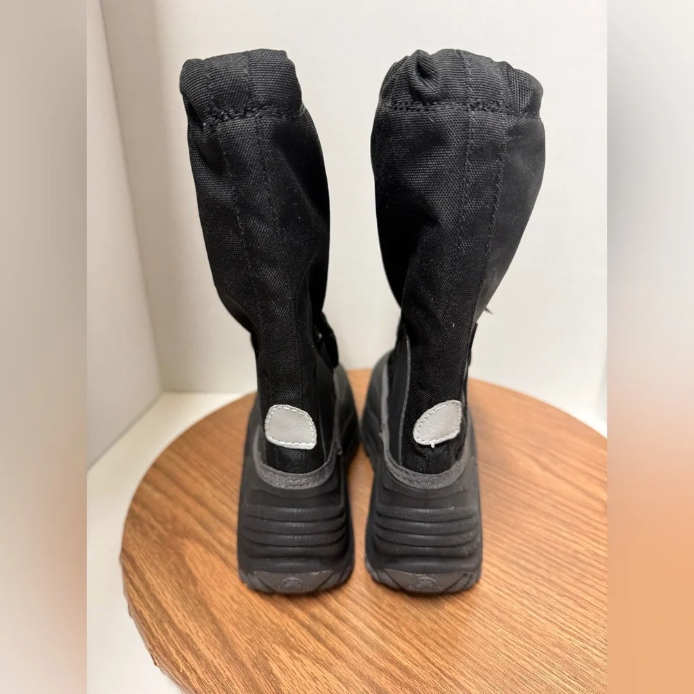 Kamik Kids’ Unisex Black Waterbug 5 Insulated Waterproof Snow Winter Boots